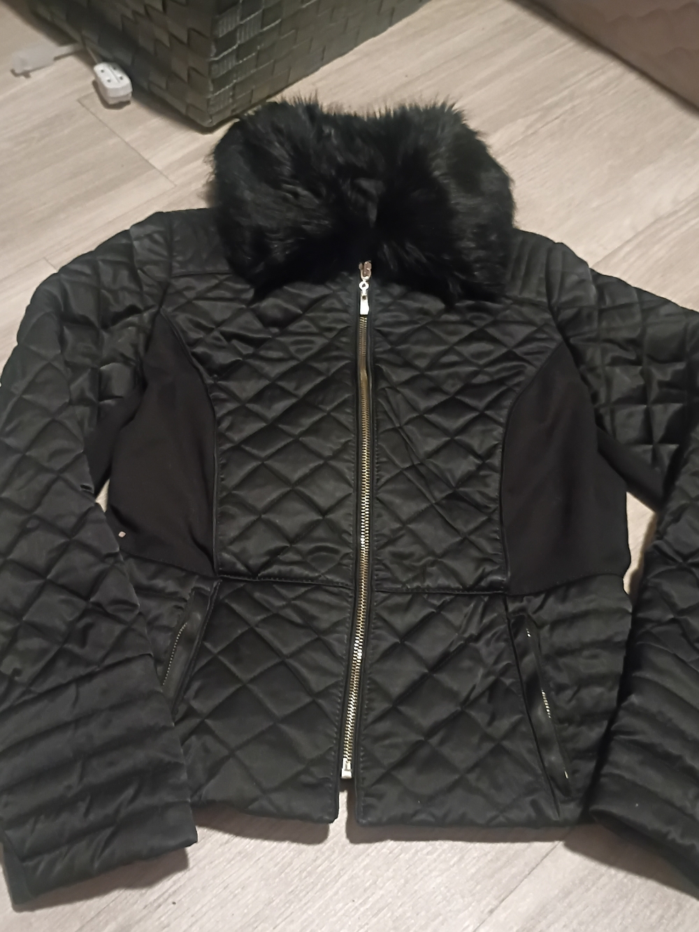 White House Black Market Quilted Coat